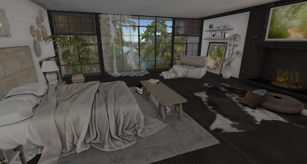 Coastal Bliss in Second Life: Surf Abacus Villa - Your Furnished Retreat